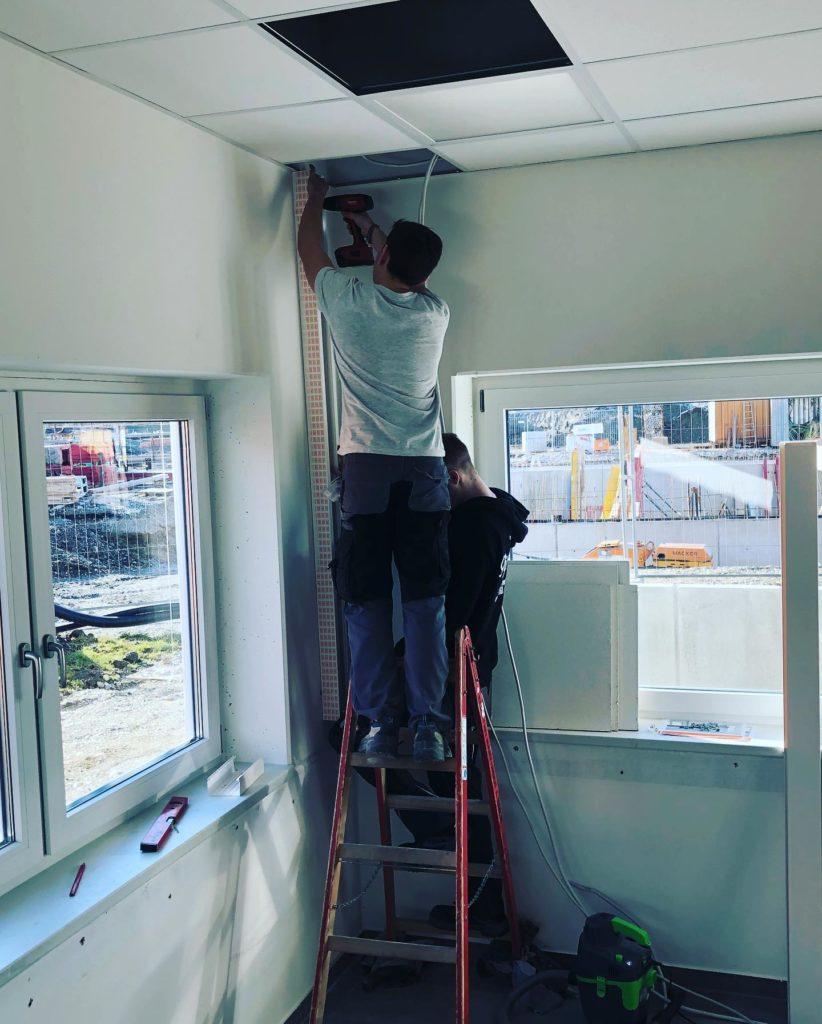 Installation der Lehrwerkstatt