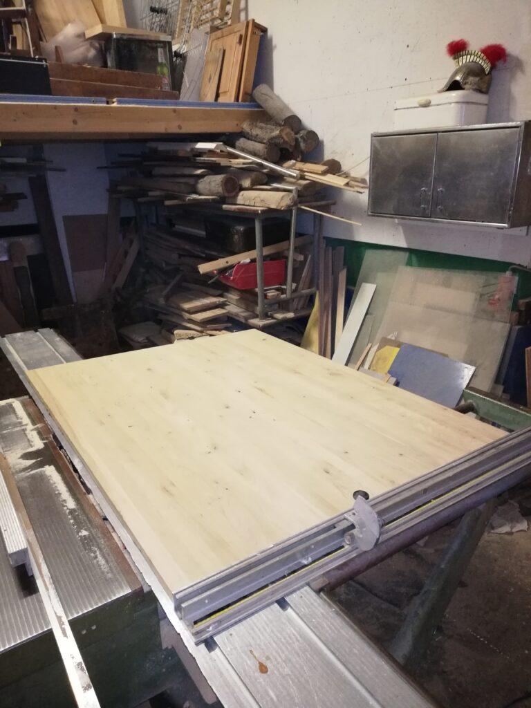 Eichentischplatte Zuschnitt