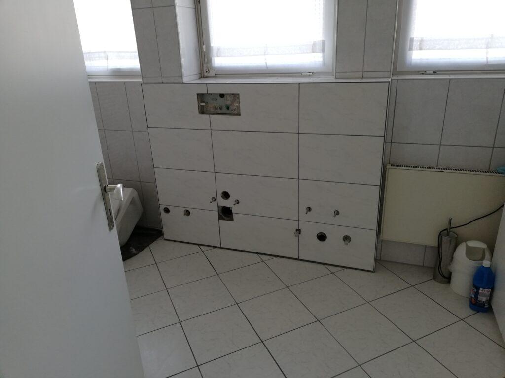 Wasserschaden Bad nachher
